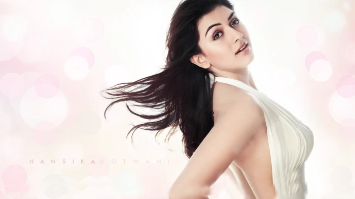 Hansika Motwani women Bollywood actress brunette long hair 31