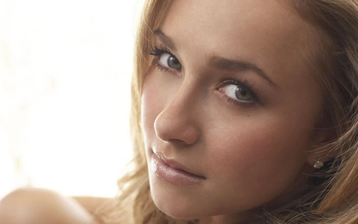 Hayden Panettiere women actress blonde closeup