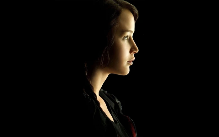 Jennifer Lawrence face portrait women actress celebrity