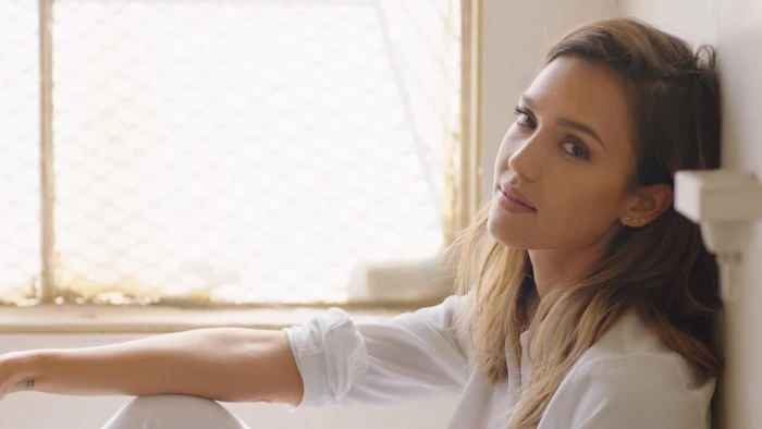 Jessica Alba women actress blonde one person portrait