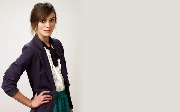 Keira Knightley women brunette actress celebrity one person