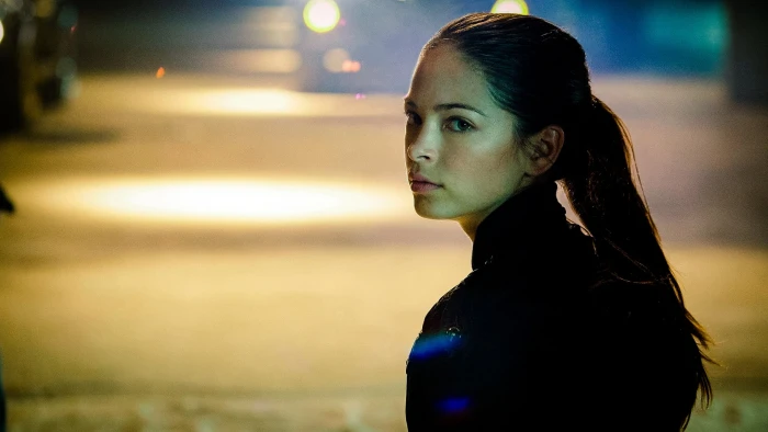 Kristin Kreuk actress ponytail portrait one person focus on foreground