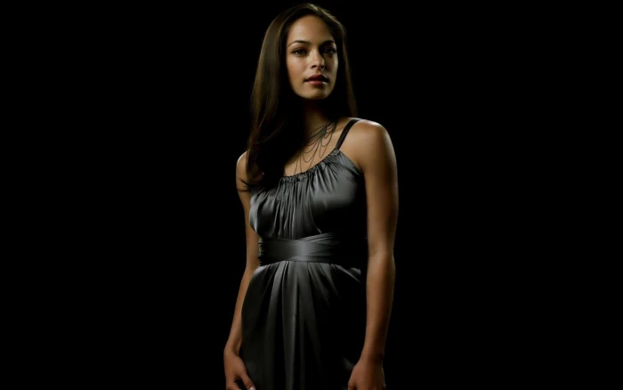 Kristin Kreuk actress women brunette beauty black background