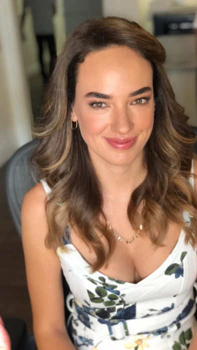 seda bakan cleavage actress behzat women portrait looking at camera