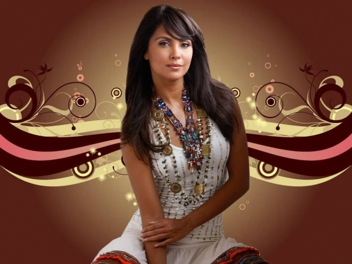 Pretty Lara Dutta women's white tank dress Female Celebrities