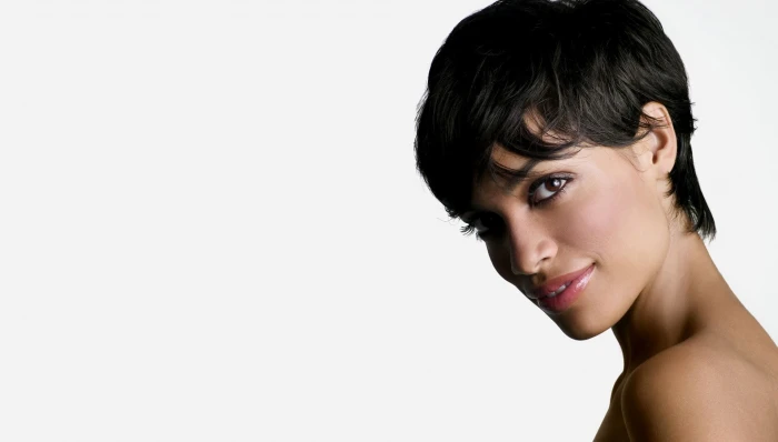 Rosario Dawson celebrity women actress portrait studio shot