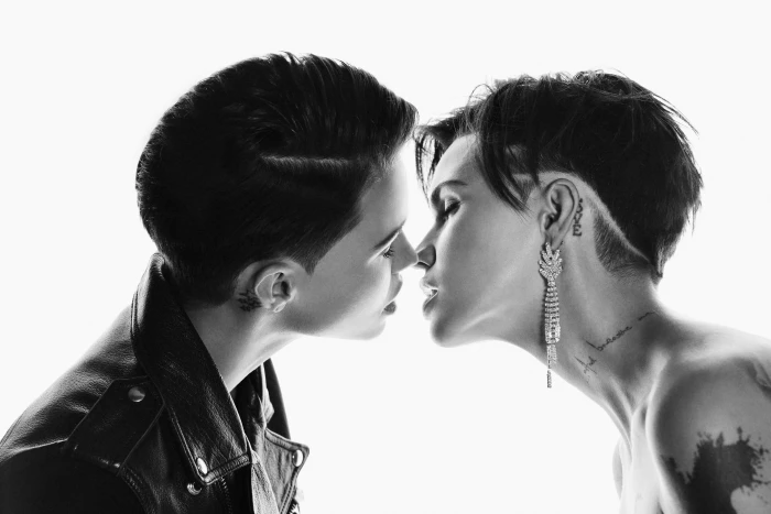 Ruby Rose Actress Monochrome Kiss 2k 4k