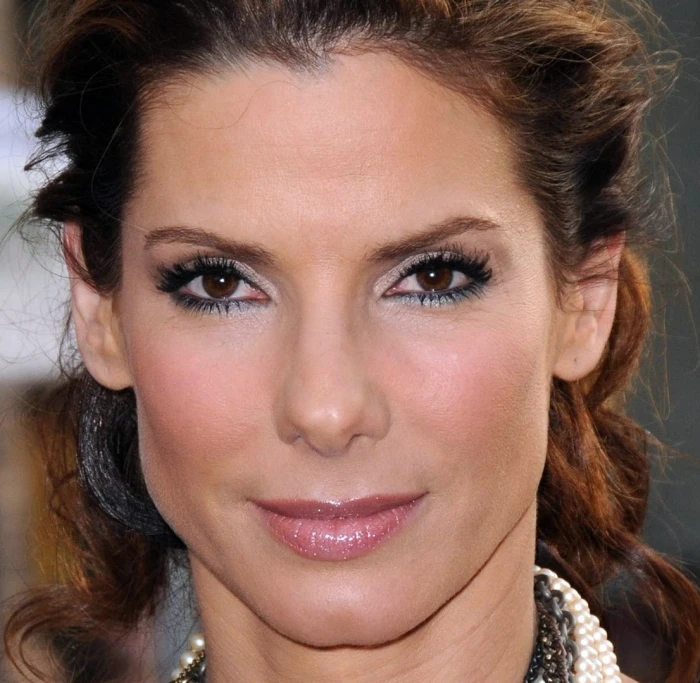 Sandra Bullock actress face portrait model headshot one person 84