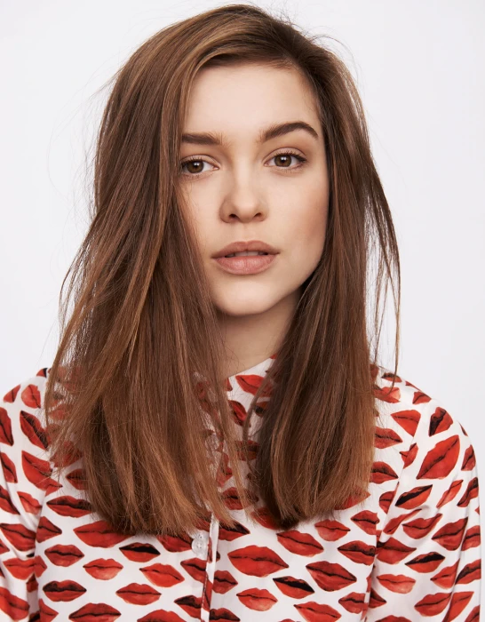 Sophie Cookson actress women white background brunette