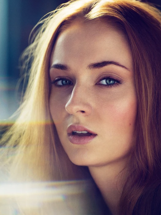 Sophie Turner actress redhead women celebrity portrait