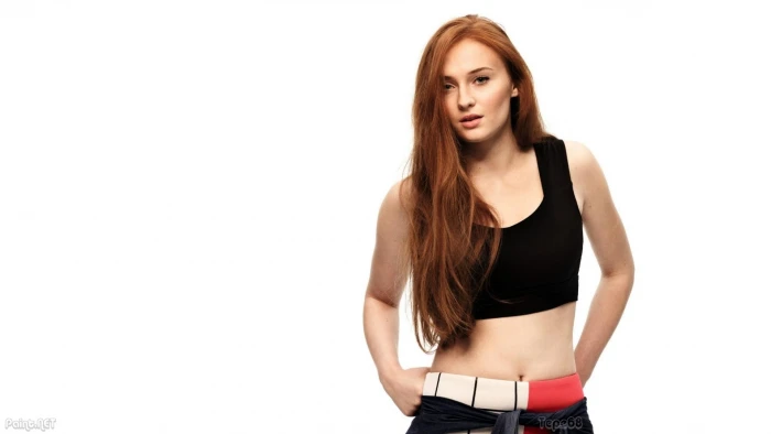 Sophie Turner actress women redhead long hair