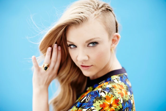 women actress blue eyes blonde Natalie Dormer face one person 2k