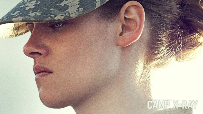 women's black and brown camouflage cap Kristen Stewart Camp Ray