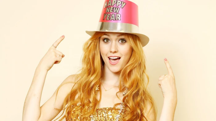 women Katherine Mcnamara celebrity redhead actress hat