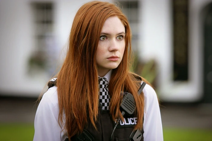 women redhead police British Karen Gillan Doctor Who straight hair