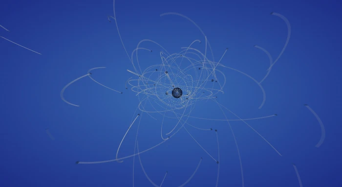 Spheres Gravity Blue 2k 4k 5k 8k 10k