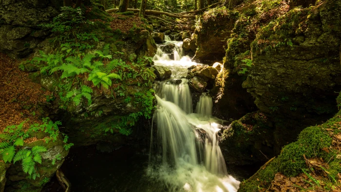 hd nature waterfall scenics flowing water beauty in 2k 4k 5k 8k