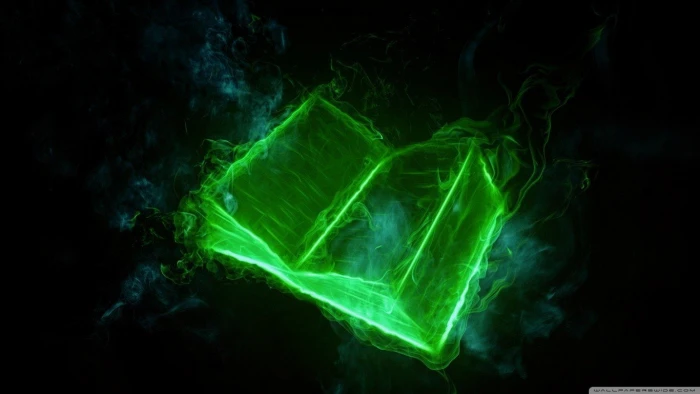 px books Green Nature Winter HD Art