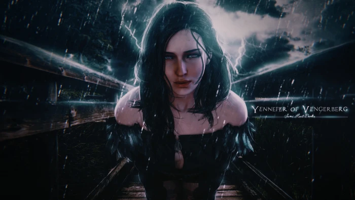 px Fantasy girl Lightning Photo Manipulation rain The Witcher 3 Wild Hunt vid Cars Ford HD Art 2k