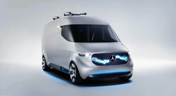 Mercedes Benz Sprinter Vision Van electric car 2k 4k 5k