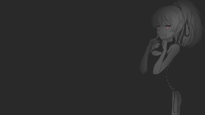 anime girls illustration manga fan art minimalism 2k