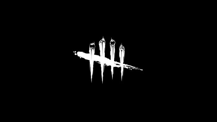 Dead by Daylight five skull minimalism copy space black background 2k