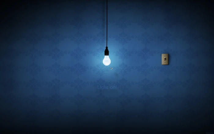 light bulb wallpaper lights Fly abstract lightbulb pattern