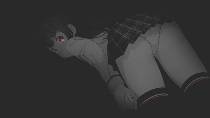 anime manga girls fan art illustration minimalism 2k