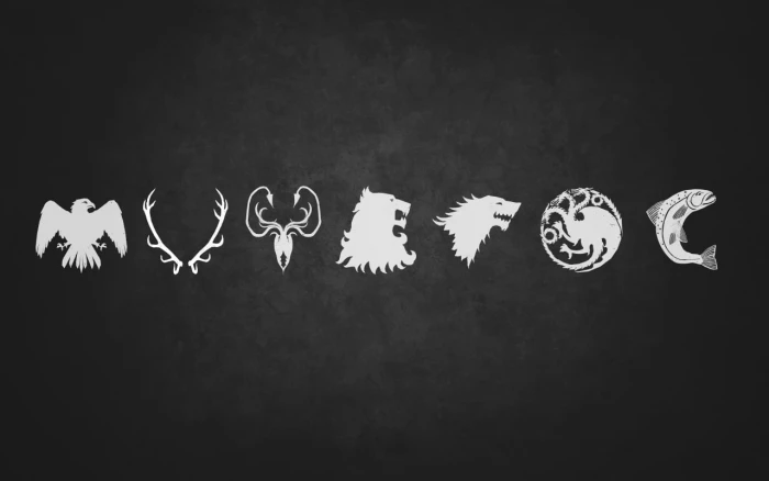 Game of Thrones houses logo A Song Ice and Fire House Stark