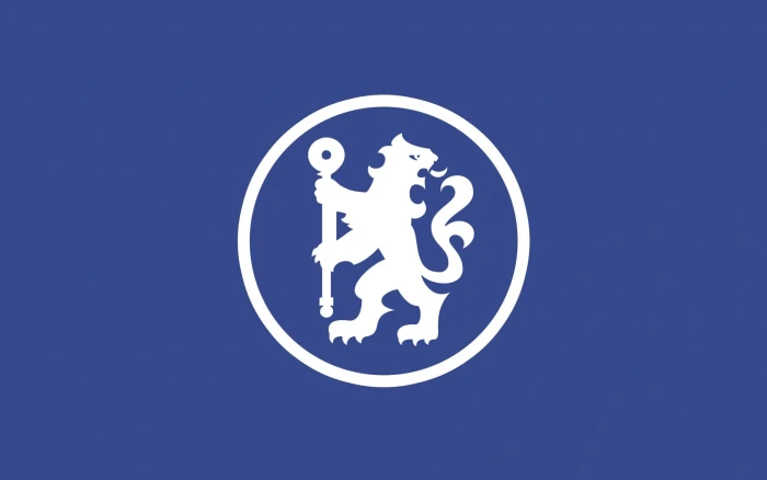 white animal logo Chelsea FC blue representation sign no people 2k