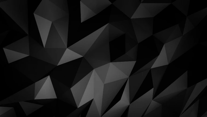 black low poly monochrome pattern triangle design geometry 2k