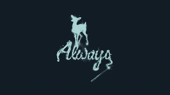 always text minimalism deer simple background Harry Potter