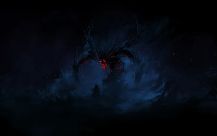black and red eagle digital wallpaper artwork fantasy art dragon 2k