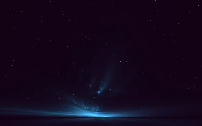 blue sky phenomenon digital wallpaper dark with white light flares 2k