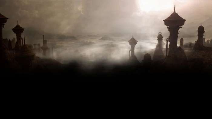 cityscapes fog fantasy art the elder scrolls iii morrowind Nature Cityscapes HD Art 2k