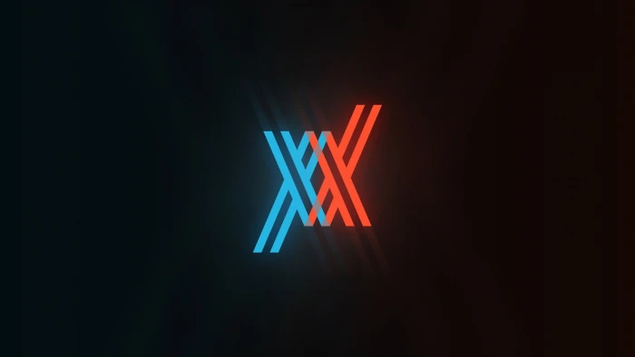 Darling in the FranXX illustration glowing logo anime cyan 2k