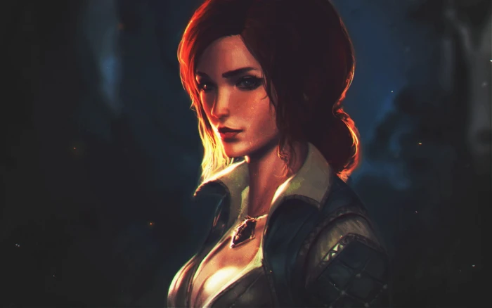 fan art women artwork The Witcher 3 Wild Hunt Triss Merigold