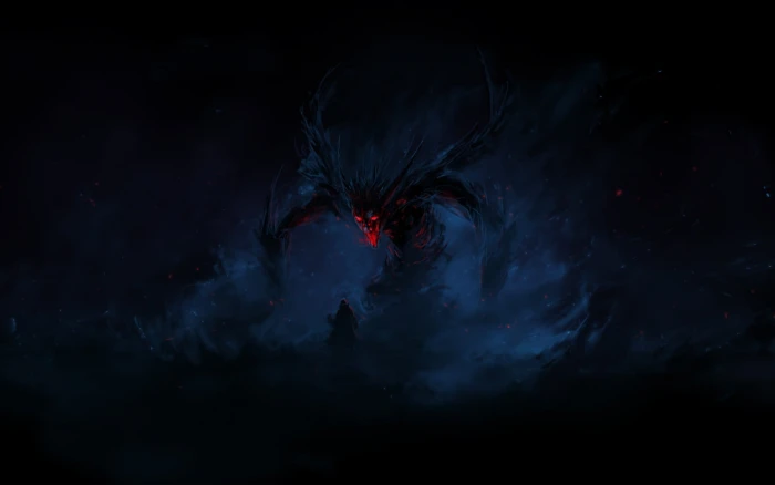 monster digital wallpaper artwork dark drawing fantasy art 2k