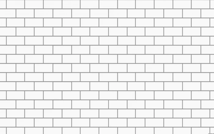 white brick illustration digital art minimalism abstract wall 2k