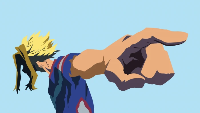 Anime My Hero Academia All Might Blonde Boku no 2k