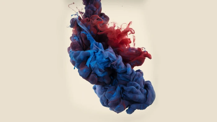blue and red smoke digital wallpaper Alberto Seveso liquid 2k