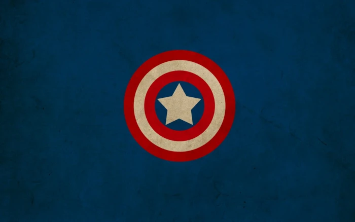 Captain America logo minimalism cartoon flag symbol sign