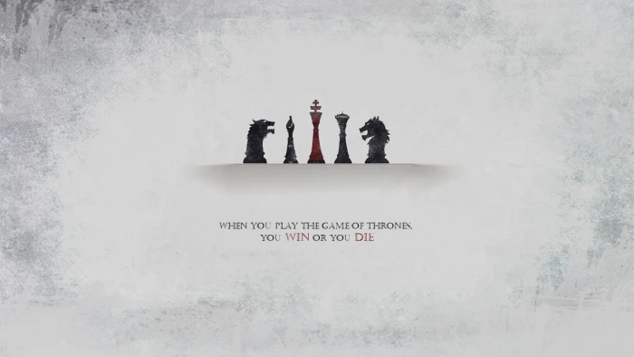 Game of Thrones logo Book quotes chess A Song Ice and Fire