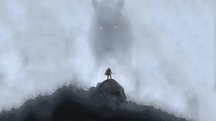 men's black sword man holding on rock formation 2k
