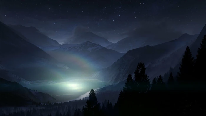 nigh sky rockies rocky mountain national park united states 2k