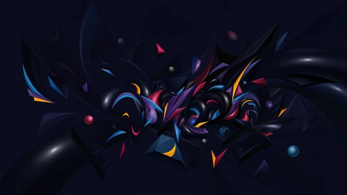 purple red and black wallpaper abstract digital art colorful 2k