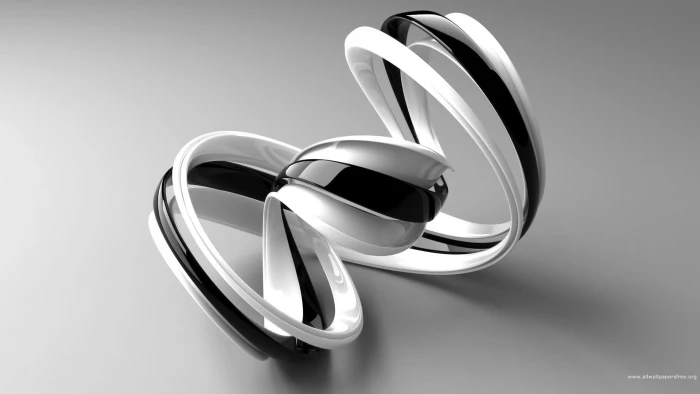 spiral white and black digital wallpaper abstract Photoshop 2k