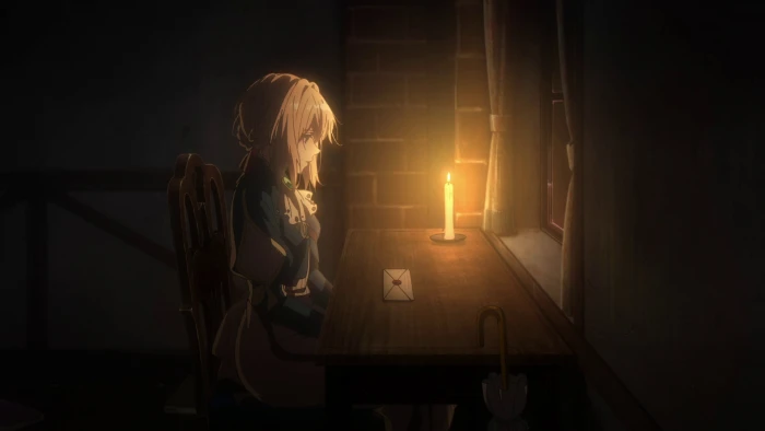 Violet Evergarden anime girls blonde one person indoors 2k
