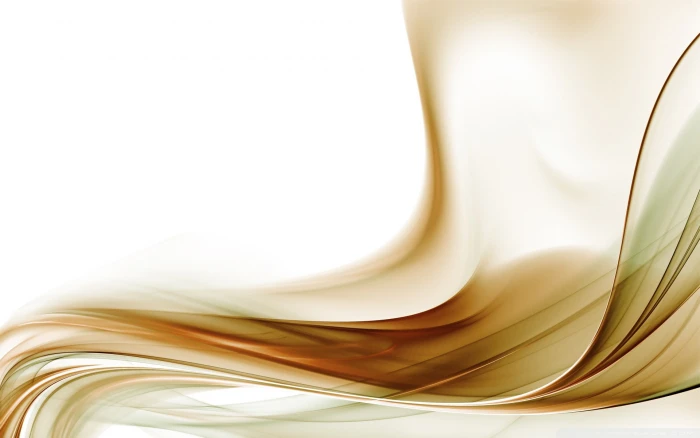 Abstract Gold Lines Bright Digital Art White Background 2k