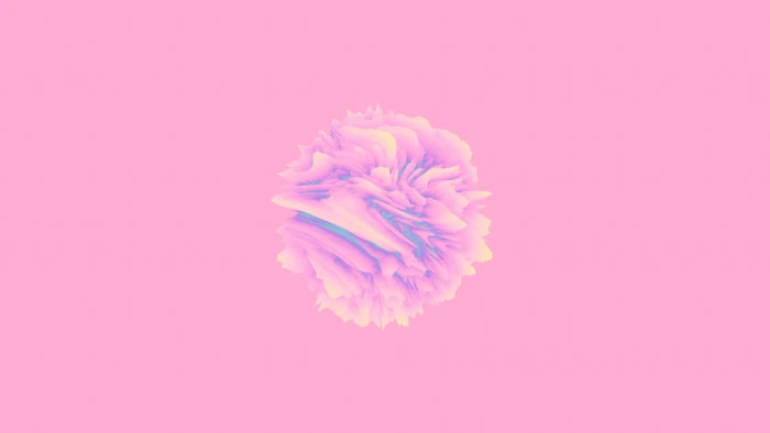 Abstract Sphere Minimalist Pink 2k 4k